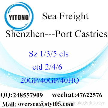 Shenzhen poort zeevracht verzending naar Port Castries